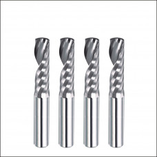 EUMOK Straight Spiral Rtr Bits TCT tipped 1/8 In Shank
