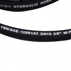 1 Wire Hydraulic Hose 3/8" 100 Feet  2480 PSI SAE100 R1AT