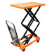 Bolton Tools 220lb Hydraulic Lift Table Cart 27 9/16" x 17 23/32" x 1 3/8" Table Size Hydraulic Scissor Cart