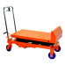 Bolton Tools Hydraulic Lift Table Cart 39 3/8" x 21 21/32" Table Size Hydraulic Scissor Cart Roller Top Lift Table Cart 660 lb 51 3/16" Max Height