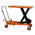 Bolton Tools 2200lb Capacity Manual Lift Table 39 3/8" x 20 5/32" x 2 11/64" Table Size Hydraulic Single Scissor Lift Table Cart