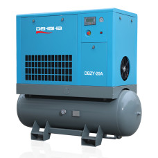 81CFM 230V Screw Air Compressor With Tank & Dryer 125PSI 20HP