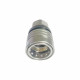 Hydraulic Quick Coupling Carbon Steel Manual Locking Ring Socket With Pressure Eleminator 3625PSI 1" BSP