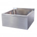 25" 16-Ga SS304 One Compartment Floor Mop Sink 20" x 16" x 12" Bowl