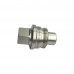 1/4"Hydraulic Quick Coupling Carbon Steel High Pressure Screw Connect 10000PSI Plug NPTF Ball Valve
