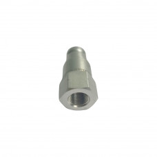 3/8" Body 3/8"NPT Hydraulic Quick Coupling Flat Face Carbon Steel Plug 4350PSI ISO 16028 HTMA Standard