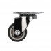 1" Swivel Plate Caster 22lb Capacity Brown TPR 4 Pack