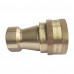 ISO B Hydraulic Quick Coupling Brass Socket 1" NPT 1740PSI