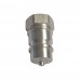 1/2" NPT ISO A Hydraulic Quick Coupling Stainless Steel AISI316 Plug 2900PSI