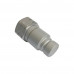 1/2" Body 3/4"NPT Hydraulic Quick Coupling Flat Face Carbon Steel Socket Plug High Pressure ISO 16028 4785PSI