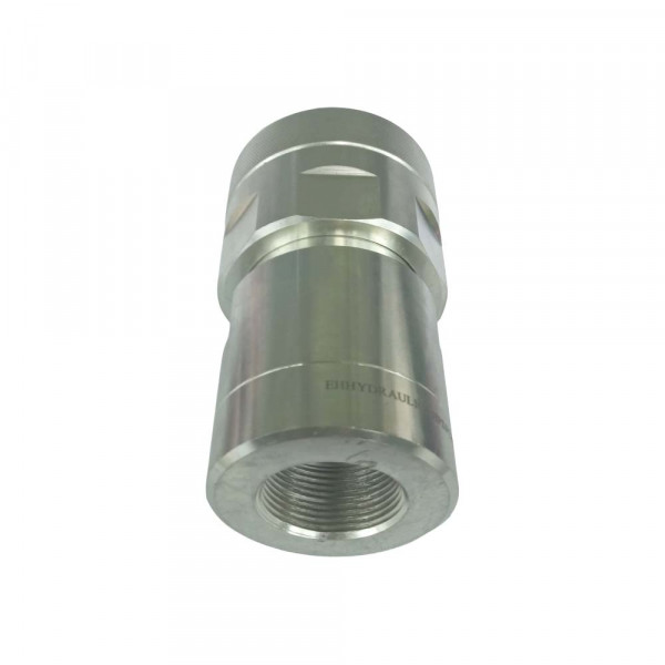 1-1/4"Hydraulic Quick Coupling Carbon Steel Socket High Pressure Screw Connect 8700PSI NPT Poppet Valve