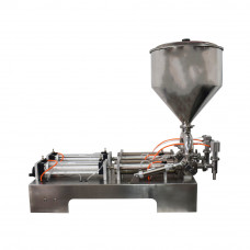 Filling Machine 3.38-33.8oz Double Head Liquid Pneumatic Filling Machine Paste Oil Fluid Viscosity