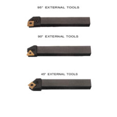 Bolton Tools 12-249-022  1/2" EXTERNAL THREAD TOOL HOLDER SER2020K16 with insert ER16AG60