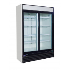 Valpro 48 cu. ft. Glass Door Merchandiser Refrigerator (Two Swing Doors)