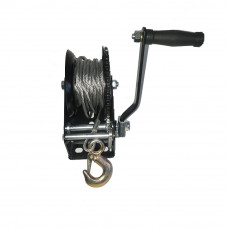 Electroplated Pulling Hand Winch for Wire Rope 1200 lbs Capacity