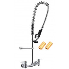 Wall Mount Pre-Rinse Faucet With 8