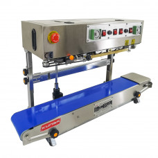Continuous Band Sealer FRM-980LW Vertical Type with Embossing Coder