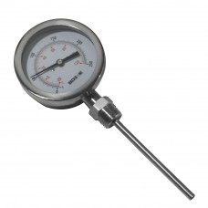 Bimetal Thermometer 3 In. Dial 0 to 250 °F Bottom Connection