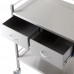 Stainless Steel Anesthesia Utility Table 2 Drawers 35