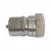 1" NPT ISO B Hydraulic Quick Coupling Stainless Steel AISI316 Socket Plug 2175PSI