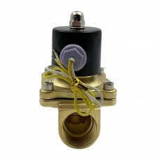 Electric Solenoid Valve 3/4" NPT 24V DC Brass body Normally Closed