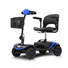 Lightweight Mobility Scooter With Four Wheels for Travel Users