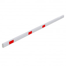 10Ft Straight Hollow Aluminum Barrier Arm Operator Grey Red