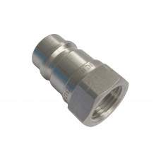 1/2" NPT ISO A Hydraulic Quick Coupling Stainless Steel AISI316 Socket Plug 2900 PSI