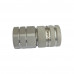 1/4" Body 1/4"NPT Hydraulic Quick Coupling Flat Face Carbon Steel Socket High Pressure ISO 16028 6090PSI