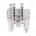 1/4" NPT 5 micro Air Filter Regulator Oiler Separator Lubricator Combo