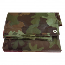 10 pcs Poly Tarp Cover Waterproof 10' x 12' Camouflage 5 mil