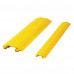 1 Channel Heavy Duty Cable protector 40"L x 11"W x 1.5"H 8 lb yellow