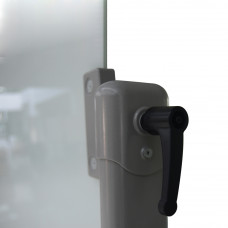 DINON Glass Easel 4' x 3' Magnetic Reversible Whiteboard Flip Chart