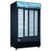 47.6 cu. ft. Commercial Glass Sliding 2-Door Merchandiser Refrigerator in Black