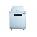 6.5 cu. ft. 1-Door Commercial Food Prep Table Refrigerator in Stainless Steel with Mega Top