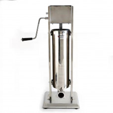 7L.Vertical  Manual Sausage Stuffer With 4 Stainless Steel Funnels