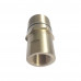 1"Hydraulic Quick Coupling Carbon Steel Brass Screw Connect Wing Nut 3000PSI NPTF Plug