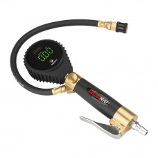 255PSI Digital Tire Inflator and LCD Gauge With Hose & Air Chuck
