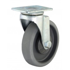 5" Plate Top Swivel Caster 260lbs Capacity