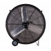 12408cfm ETL 36'' High Velocity Industrial 2-Speed Metal Floor Drum Fan Direct Drive Portable Drum Blower Fan