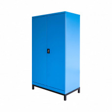 Industrial Steel Storage Cabinet 44" x 24" x 72" Assembled, Recessed Handle Three-point Locking System, 5 Shelves & 3 Drawers,Heavy duty