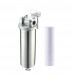 Housing Water Filter SS304 Standard 10" Cartirdge 3/4" npt With PP