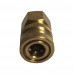1/4" NPT Hydraulic Quick Coupling Brass Socket 5075PSI Female Thread