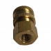 1/4" NPT Hydraulic Quick Coupling Brass Socket 5075PSI Female Thread