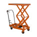 Bolton Tools Hydraulic Lift Table Cart 35 5/8" x 20 5/32" x 2.11/64" Table Size Hydraulic Double Scissor Cart Roller Top Lift Table Cart 770 lb 51 3/16" Max Height