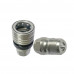 Hydraulic Quick Coupling Carbon Steel Manual Locking Ring Socket Plug 5075PSI 3/8" BSP