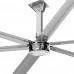 16-3/4Ft HVLS Ceiling Fan PMSM industrial Commercial Fan 5 Blades 220V 5.1M