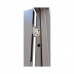 36 in. x 84 in. Fire-Rated Gray Right-Hand Flush Steel Prehung Commercial Door with Welded Frame, Deadlock and Hardware
