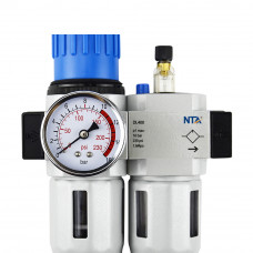 Port Size 1/2" NPT High Pressure Filter Regulator Lubricator FRL