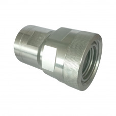 1-1/2"Hydraulic Quick Coupling Carbon Steel Socket High Pressure Screw Connect 5800PSI NPT Poppet Valve